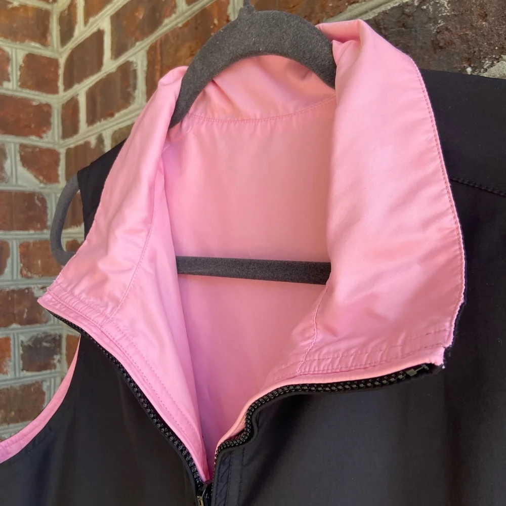 Lauren, Ralph Lauren Women’s Pink and Black Reversible Vest, Size 1X - Picture 12 of 13